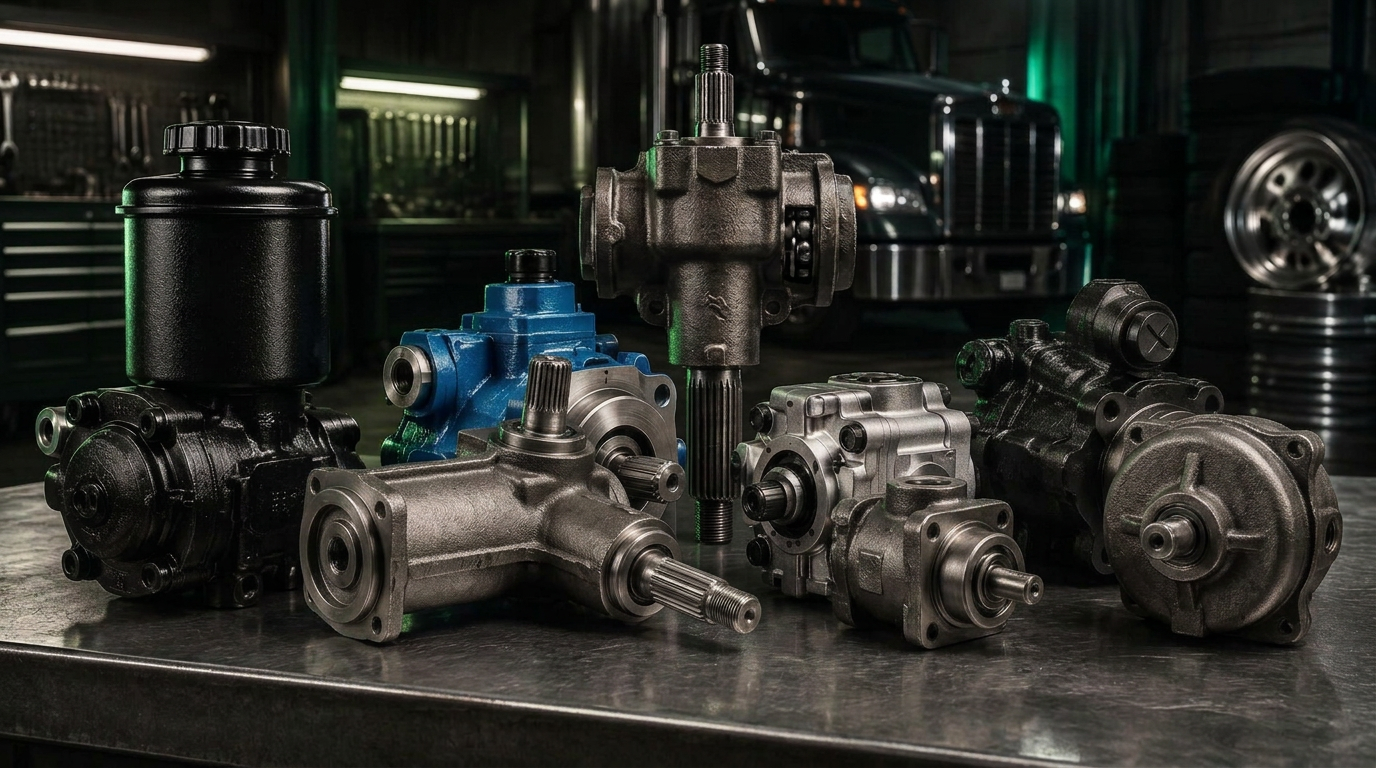 Remanufactured steering gears, pumps and cylinders